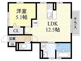 エレノア若竹 C棟  ｜ 大阪府豊中市若竹町１丁目8番3号（賃貸アパート1LDK・1階・42.49㎡） その2