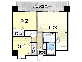 大阪府豊中市服部西町２丁目2番20号（賃貸マンション2LDK・6階・51.39㎡） その2