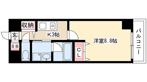 ニューシティアパートメンツ円上町 901｜愛知県名古屋市昭和区円上町(賃貸マンション1K・9階・29.90㎡)の写真 その2