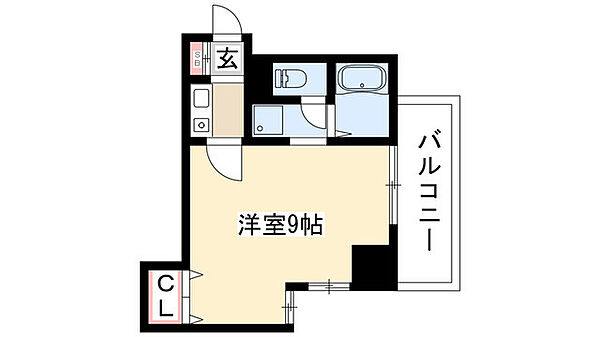 パックス今池 302｜愛知県名古屋市千種区今池５丁目(賃貸マンション1K・3階・24.55㎡)の写真 その2