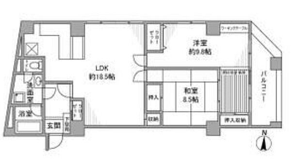 チサンマンション栄 209｜愛知県名古屋市中区栄１丁目(賃貸マンション2LDK・2階・87.09㎡)の写真 その2