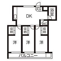 プロクシーフレンズ八事 302 ｜ 愛知県名古屋市昭和区山里町（賃貸マンション3DK・3階・54.64㎡） その1