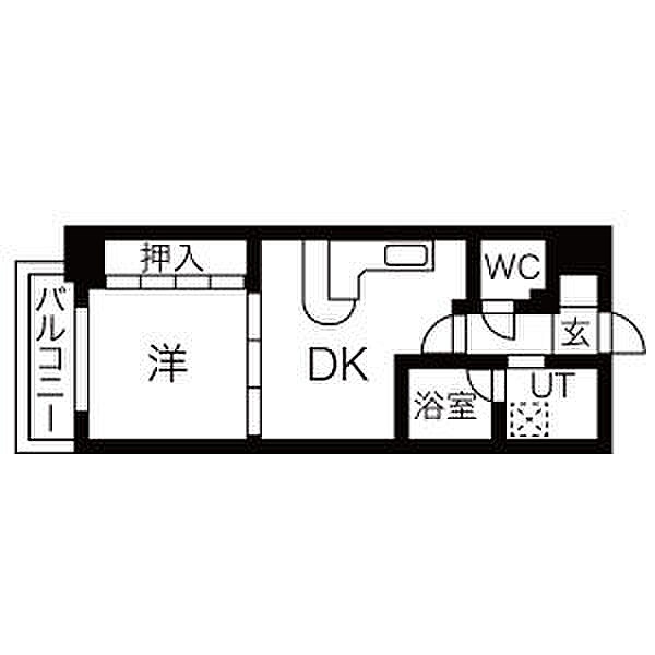 DOMUS21 802｜愛知県名古屋市中区栄４丁目(賃貸マンション1DK・8階・33.39㎡)の写真 その2