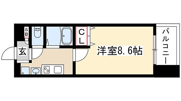 パルティール今池アネックス 403｜愛知県名古屋市千種区今池３丁目(賃貸マンション1K・4階・24.33㎡)の写真 その2