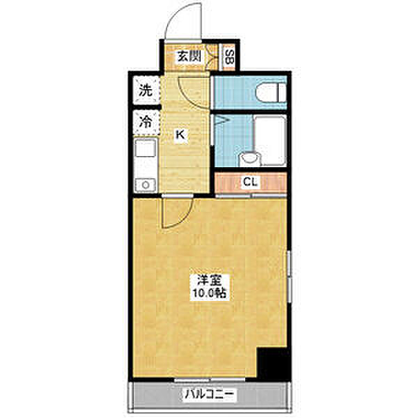 メイセイハイツII 801｜愛知県名古屋市東区新出来２丁目(賃貸マンション1K・8階・27.60㎡)の写真 その2