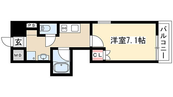 ラムセス大須 603｜愛知県名古屋市中区大須３丁目(賃貸マンション1K・6階・24.97㎡)の写真 その2