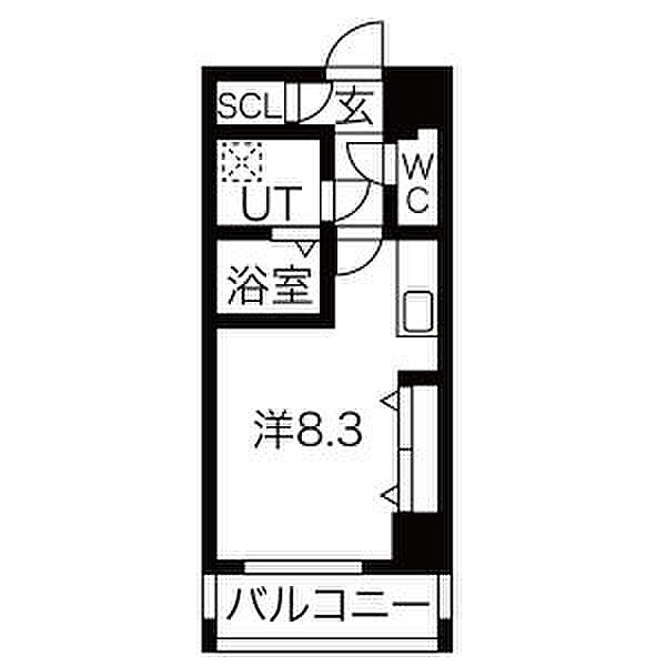 レジデンシア泉II 802｜愛知県名古屋市東区泉３丁目(賃貸マンション1R・8階・26.28㎡)の写真 その2