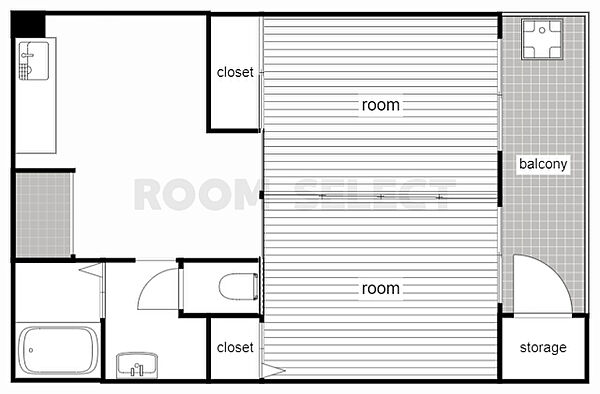 杉江レジデンス 2B｜愛知県名古屋市中区富士見町(賃貸マンション2LDK・2階・39.96㎡)の写真 その2