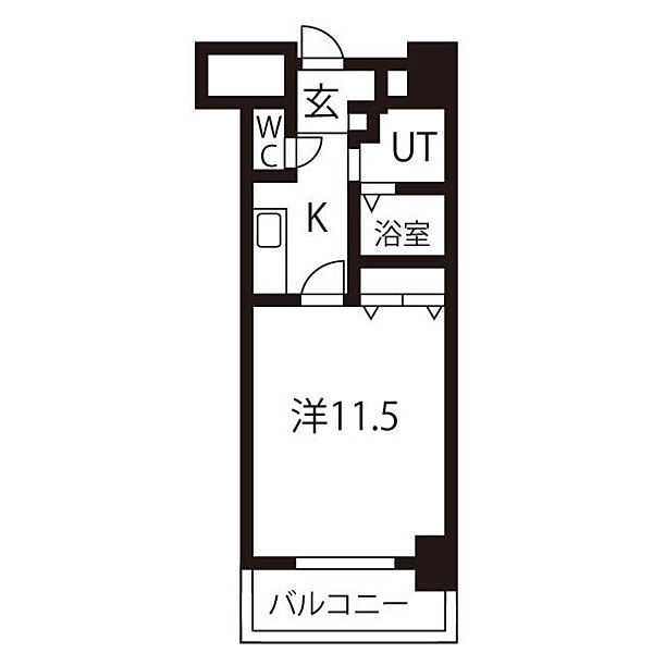 CASSIA錦本町通(旧スタジオスクエア錦) 1207｜愛知県名古屋市中区錦２丁目(賃貸マンション1K・12階・35.11㎡)の写真 その2