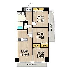 物件の間取り