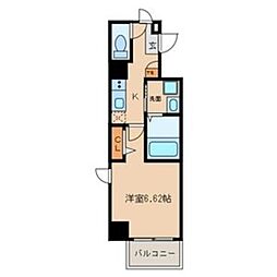 Z・R名駅 1Kの間取図画像