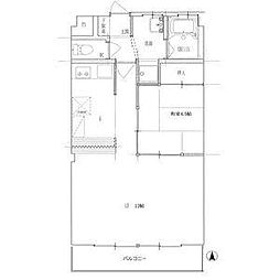 コーポ川口 1LDKの間取図画像