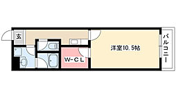 メイナンハイム 1Kの間取図画像