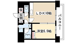 スタジオスクエア泉 1LDKの間取図画像