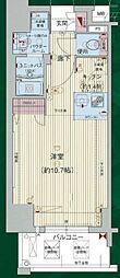 プレサンス東別院駅前コネクション 1Kの間取図画像