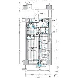 プレサンスレイズ鶴舞公園 2LDKの間取図画像