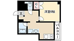 イトサンビル 1Kの間取図画像