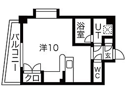 ステラヒルズ ワンルームの間取図画像