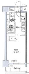 MAXIVカミナゴヤ 1Kの間取図画像
