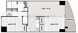 さくらヒルズフジミ 2LDKの間取図画像