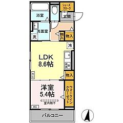 物件の間取り
