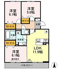 物件の間取り