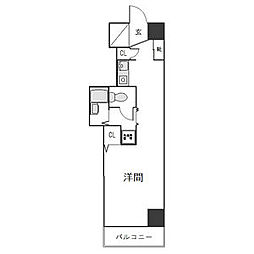 レジデンス千種 ワンルームの間取図画像