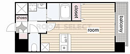 プレサンス名古屋STATIONザ・シティ 1Kの間取図画像
