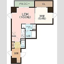 ミリオレビータ金山 1LDKの間取図画像