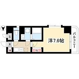 現代ハウス黄金 1Kの間取図画像