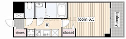 ファステート名古屋駅前ドリーム 1Kの間取図画像