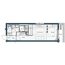 ブランシェ平尾3east 1LDKの間取図画像