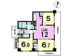 間取図画像 3LDK