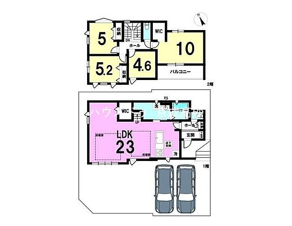 間取りを拡大表示