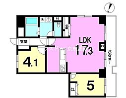 ダイアパレス金町 2LDKの間取図画像