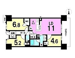プレイズ三郷中央 3LDKの間取図画像