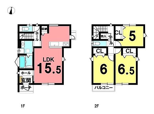 間取り 未使用戸建　第2鶴羽田4丁目