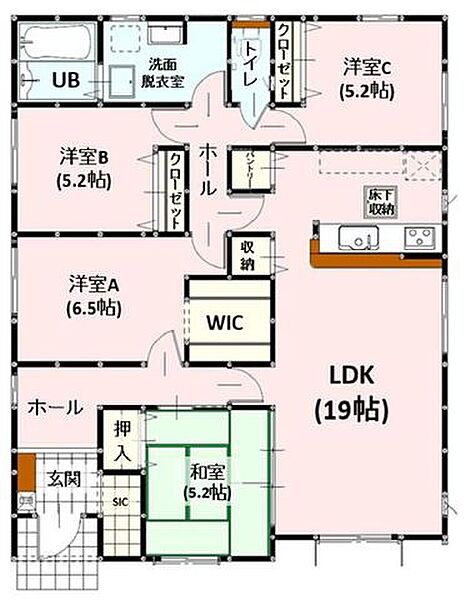 間取りを拡大表示