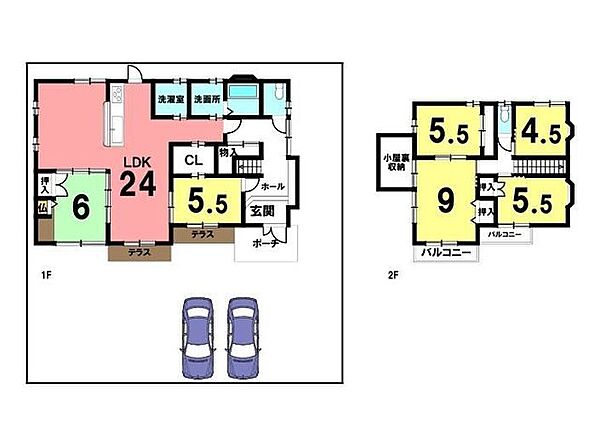 間取りを拡大表示