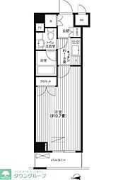 グランハイツ東新宿 1Kの間取図画像