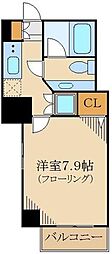 PRIMEURBAN目白 1Kの間取図画像