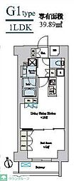 Brilliaist池尻大橋 1LDKの間取図画像