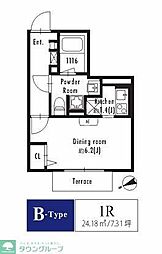 GRANPASEO西新宿 ワンルームの間取図画像