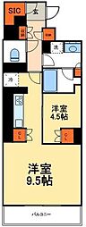 レジディア日本橋馬喰町 1LDKの間取図画像