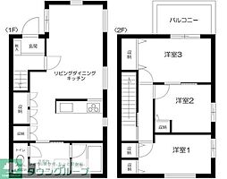 グラン南品川 3LDKの間取図画像