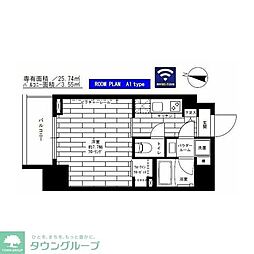 ステージグランデ大島 1Kの間取図画像