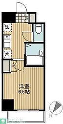 ヴェローナメグロ 1Kの間取図画像