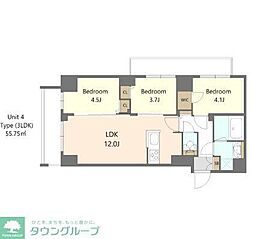 間取図画像 3LDK