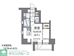 間取図画像 ワンルーム