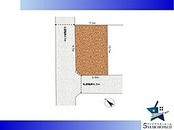 「建築条件なし角地」明石市二見町福里 土地